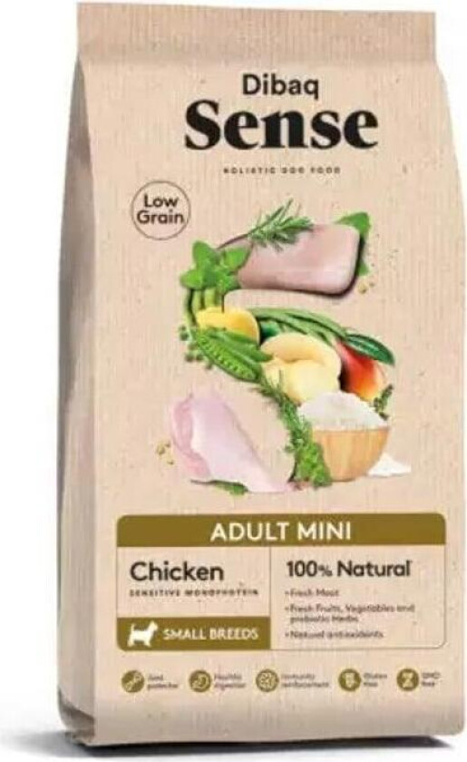 Dog Adult Chicken Small Breeds Tørrfôr til hund 500 g