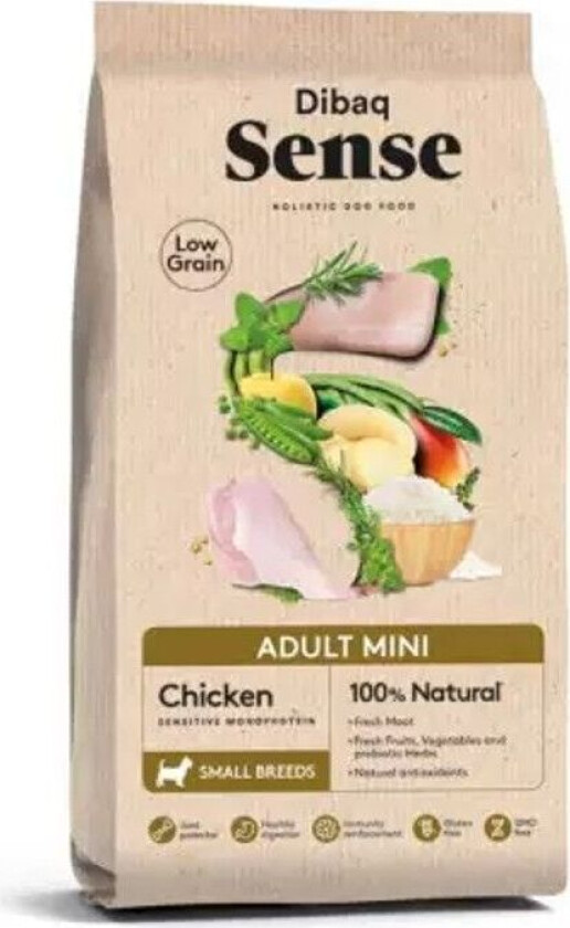 Dog Adult Chicken Small Breeds Tørrfôr til hund 2 kg