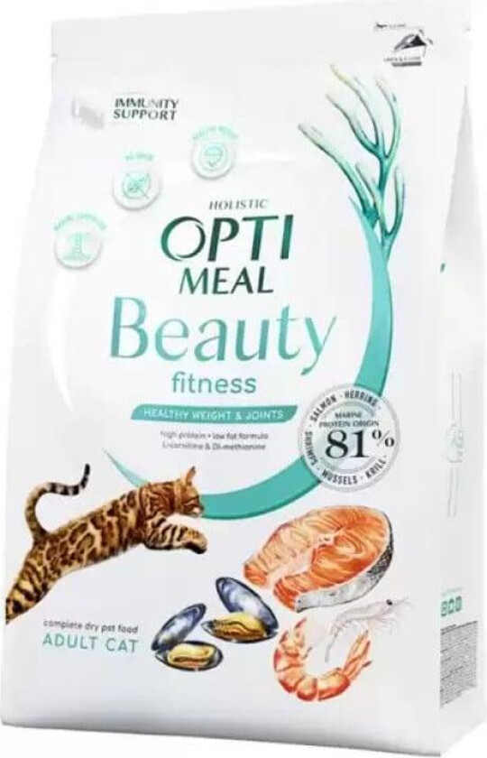 Cat Adult & Senior Beauty Fitness Healthy Weight & Joints Tørrfôr til katt 1,5 kg