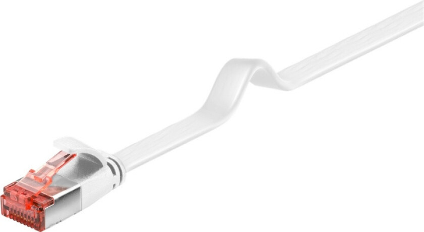 CAT 6 flat patch cable U/FTP white