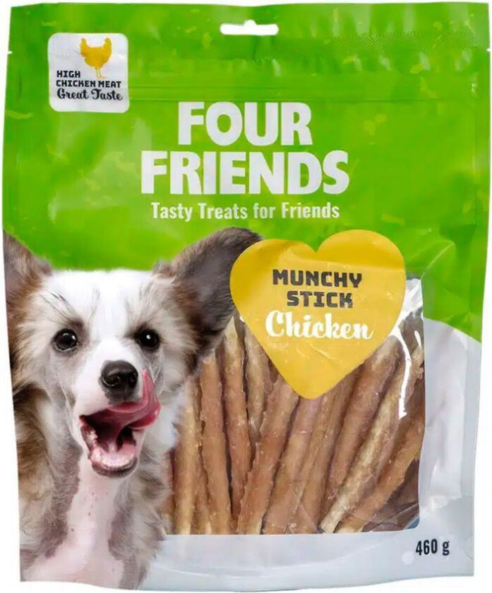 FourFriends Dog Munchy Stick Chicken 40-pakke