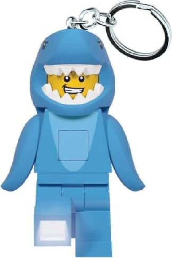 Bilde av LEGO - Keychain w/LED - Shark Suit Guy (4006036-LGL-KE155H)