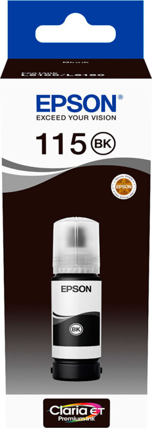 115 - black - original - ink refill - Blekkrefill Svart