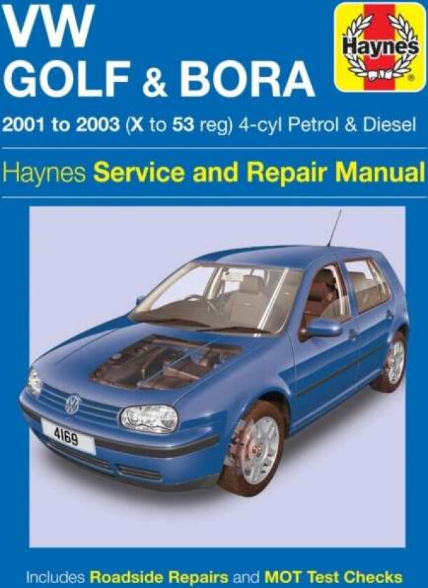 VW Golf & Bora 4-cyl Petrol & Diesel (01 - 03) Haynes Repair Manual av Haynes Publishing