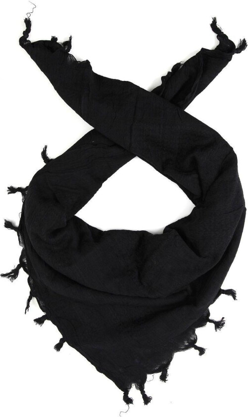Deluxe Partisan Scarf in solid colors Black
