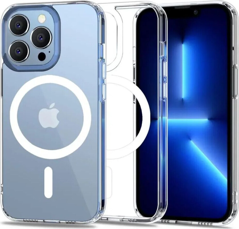 iPhone 13 Pro Max Tech-Protect Magmat Deksel - MagSafe Kompatibel - Gjennomsiktig