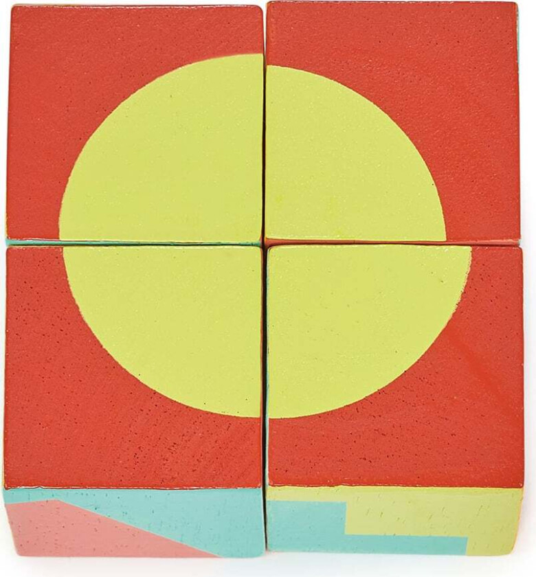 - Block Puzzle 4 pcs - Shapes and Colours - (MT7113)