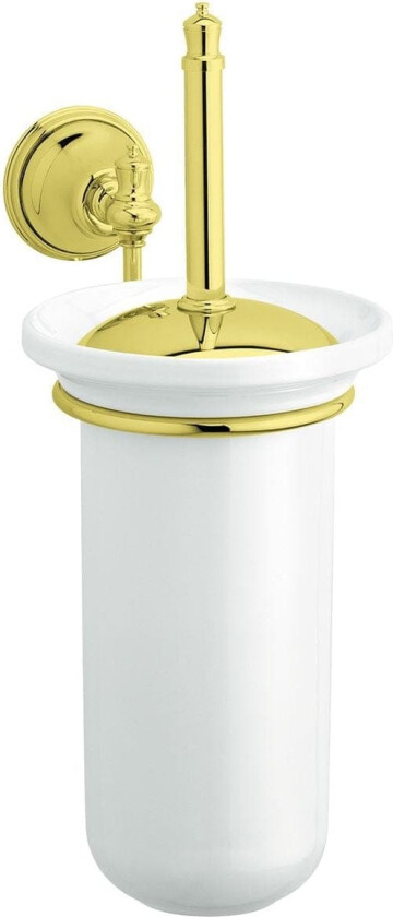 Tradition Toalettbørste - Messing/Hvit