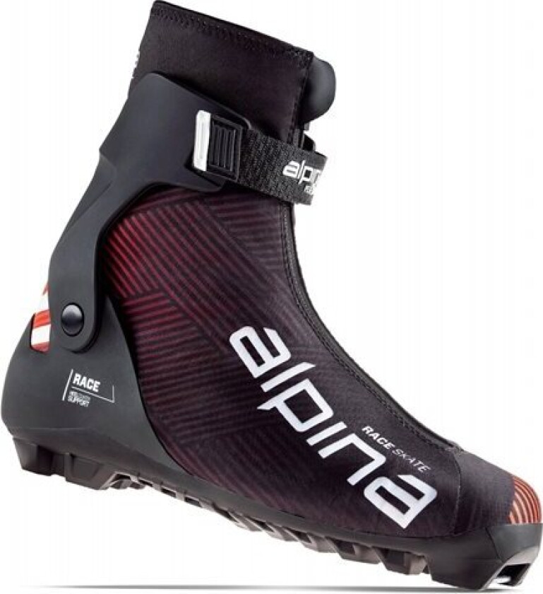 Race Skate 46, Black/Red