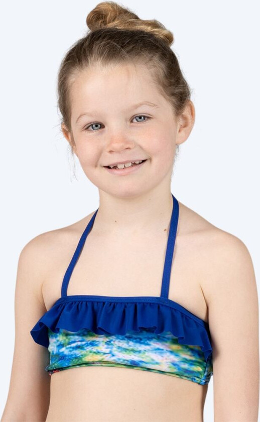 havfrue bikinitopp til jenter - Rainbow Bloom