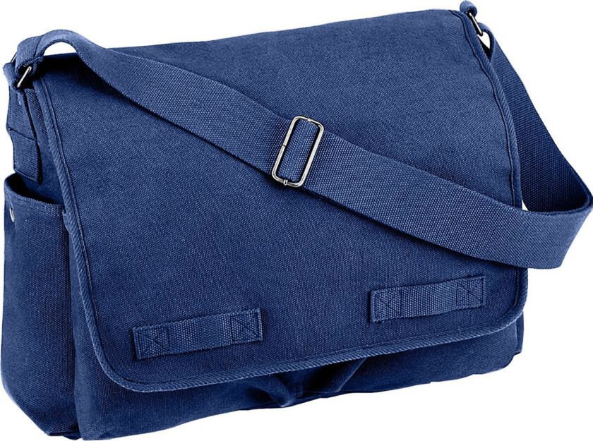 Vintage Messenger Shoulder Bag - 15 Liter Navy