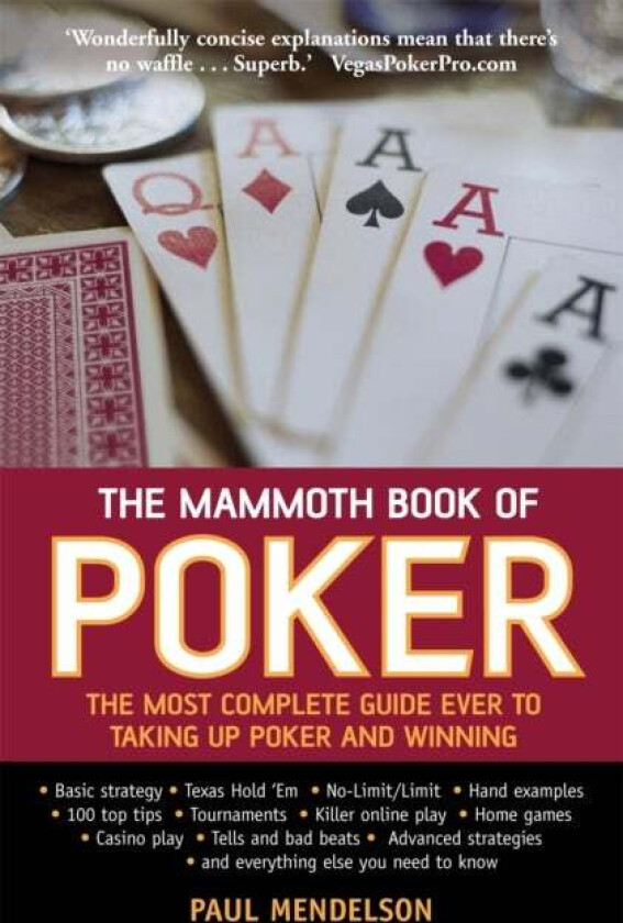 The Mammoth Book of Poker av Paul Mendelson