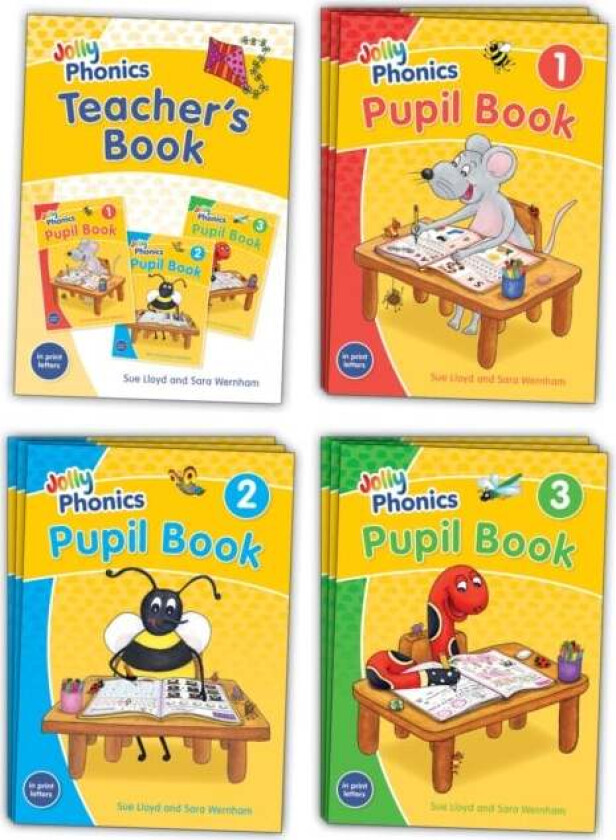 Bilde av Jolly Phonics Class Set av Sara Wernham, Sue Lloyd