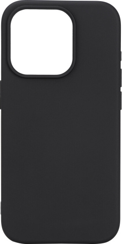Essentials iPhone 15 Pro silicone back cover, black