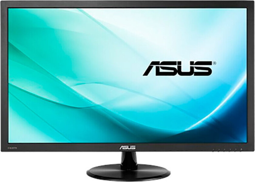 Asus VP228HE - LED-skjerm - 21.5 - 1920 x 1080 Full HD (1080p) @ 75 Hz - TN - 200 cd/m² - 600:1 - 1 ms - HDMI, VGA - høyttalere