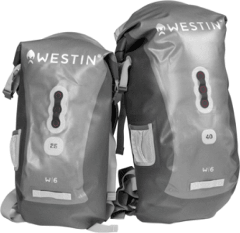 W6 Roll-Top Backpack Silver/Grey 40L