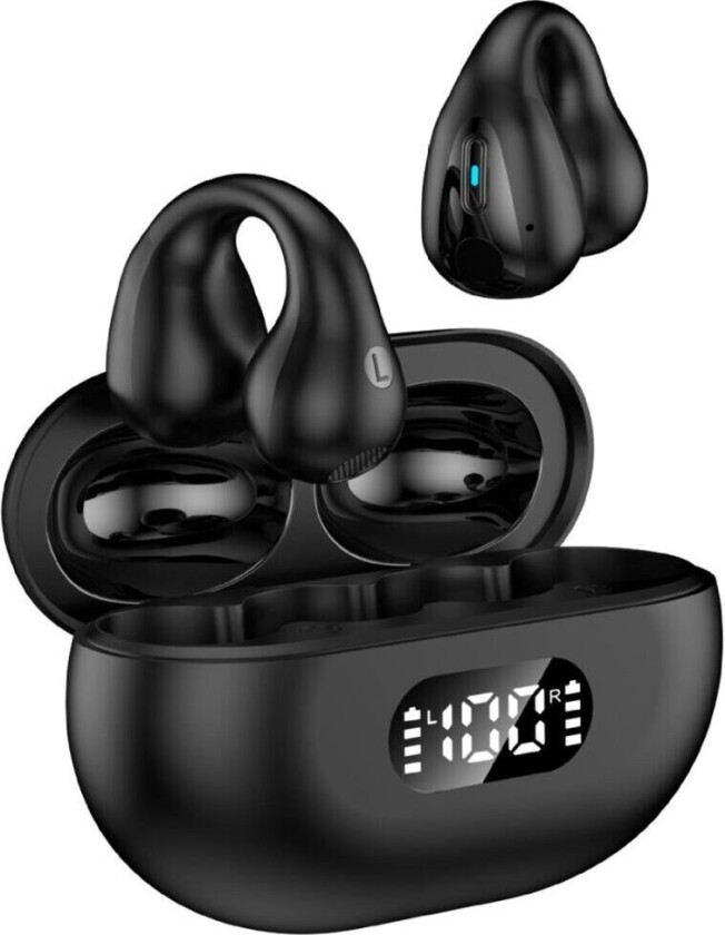Bone Conduction Hodetelefoner - Trådløse åpne øre-hodetelefoner Bluetooth 5.2