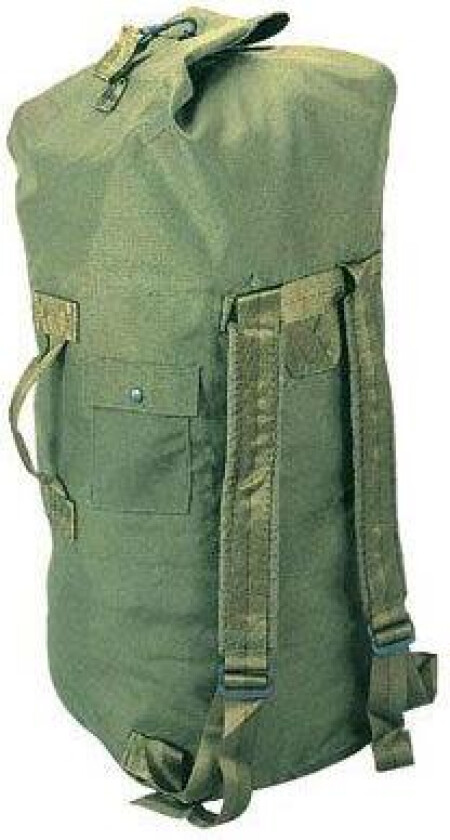 Duffle bag in cordura - with shoulder straps - 80 liter! Olive