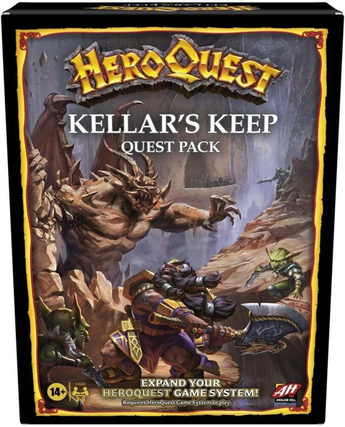 Spill Heroquest expansion kellars keep eng