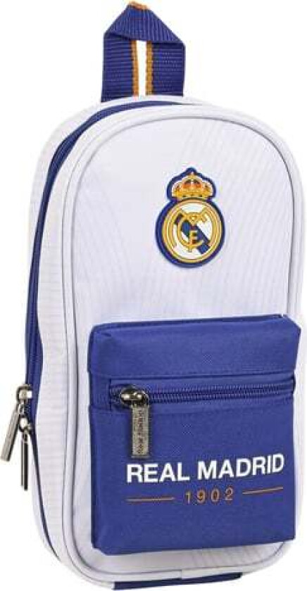 Penal Ryggsekk Real Madrid CF 1 Blå Hvit 12 x 23 x 5 cm