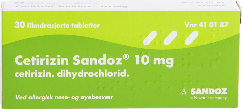 Sandoz 10mg, 30 stk.