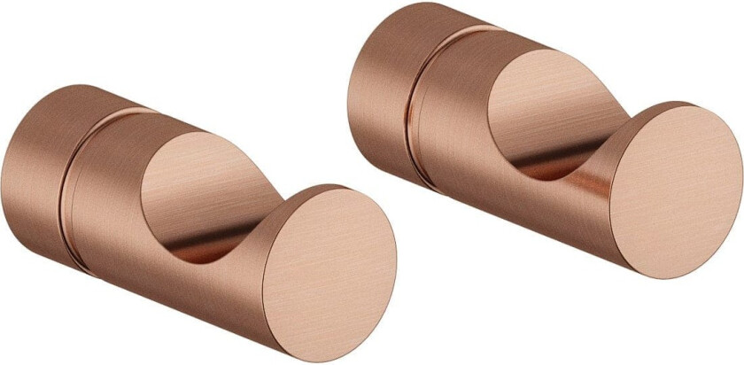 Silhouet Håndklekroker 2 stk. - Børstet Kobber