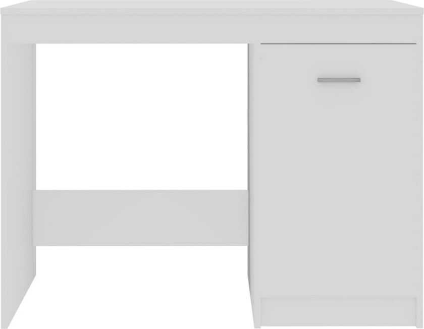 Skrivebord hvit 100x50x76 cm sponplate