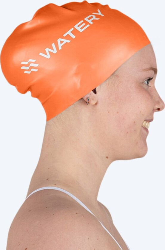 badehette til langt hår - Signature - Oransje