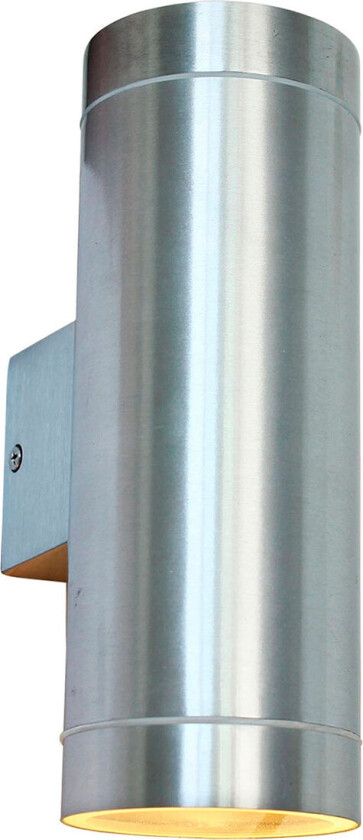 Daniel II Väggarmatur 2xGU10-sockel IP44 Aluminium