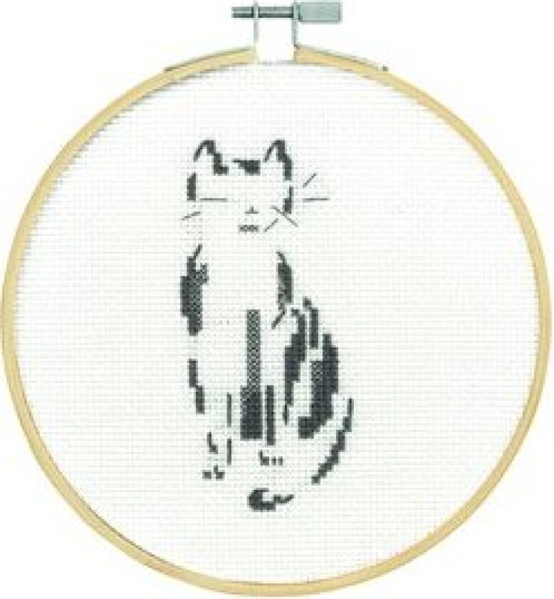 Broderipakke Bilde Katt