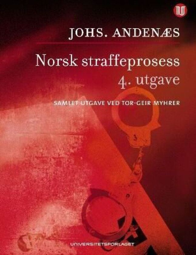 Norsk straffeprosess av Johannes Andenæs