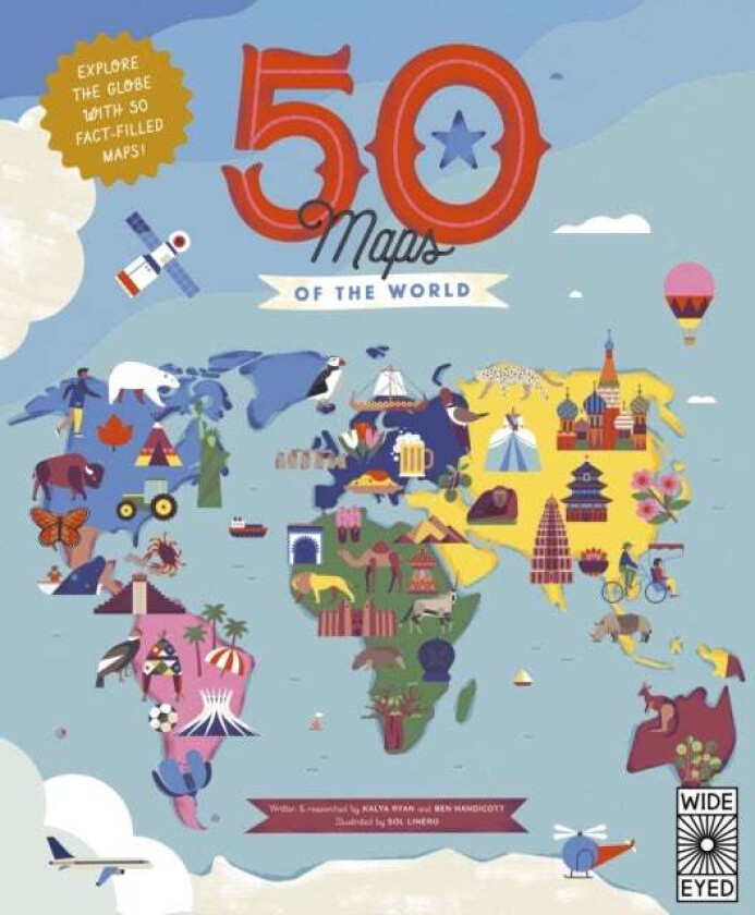50 Maps Of The World Av Ben Handicott, Kalya Ryan