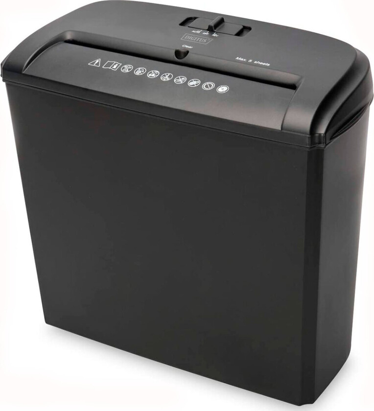Paper shredder X5 w. CD/DVD/credit card sh