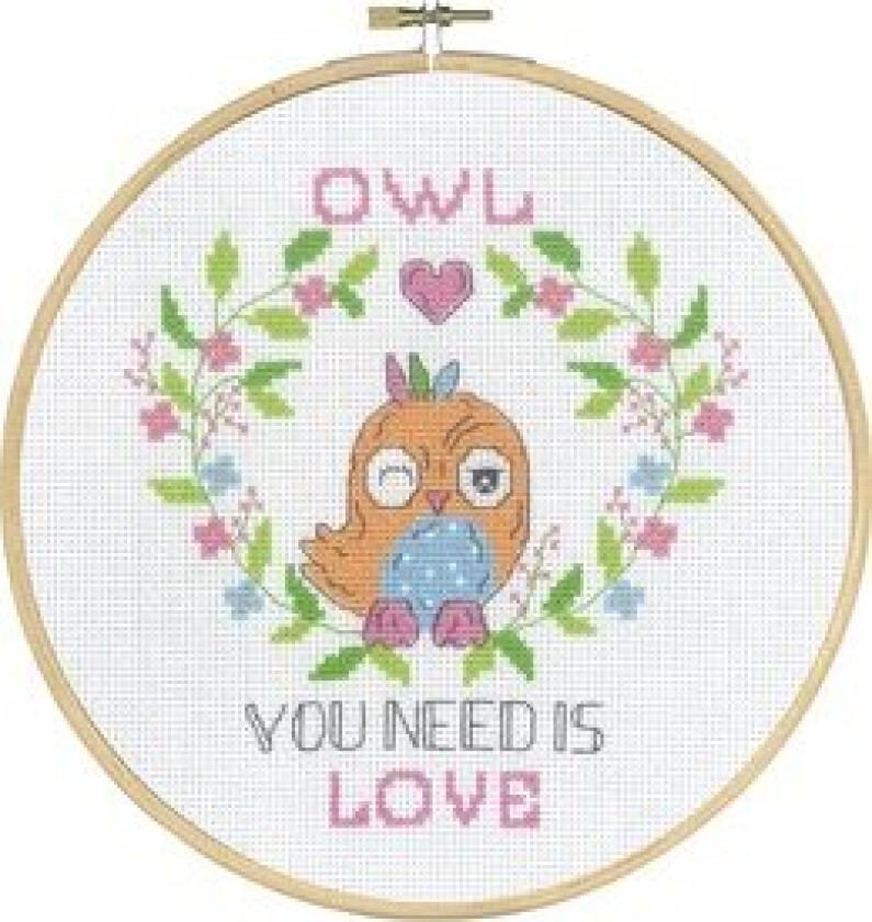 Broderipakke Bilde Owl you need