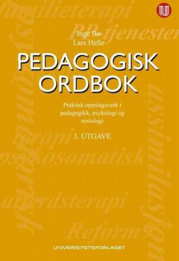 Pedagogisk ordbok av Inge Bø, Lars Helle