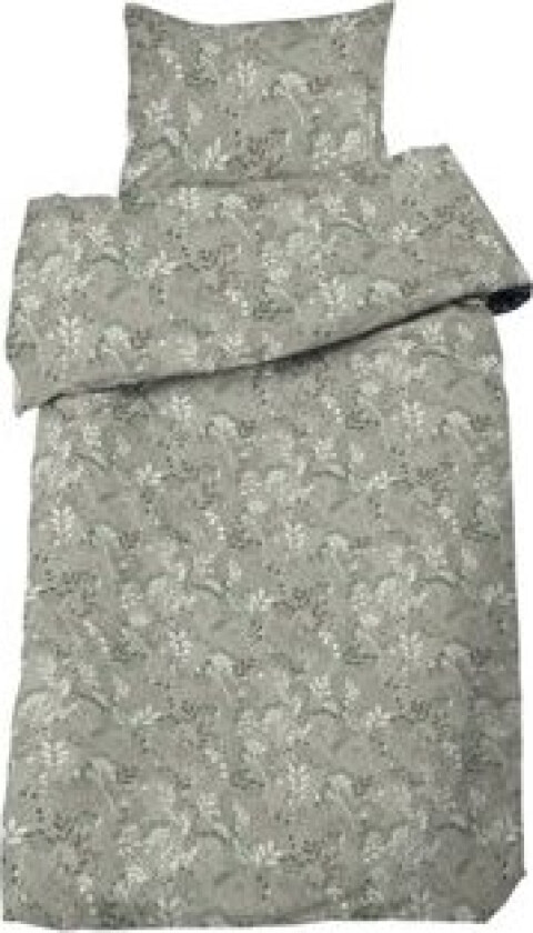 Sengesett med trykt blomstermønster Hage 2-deler