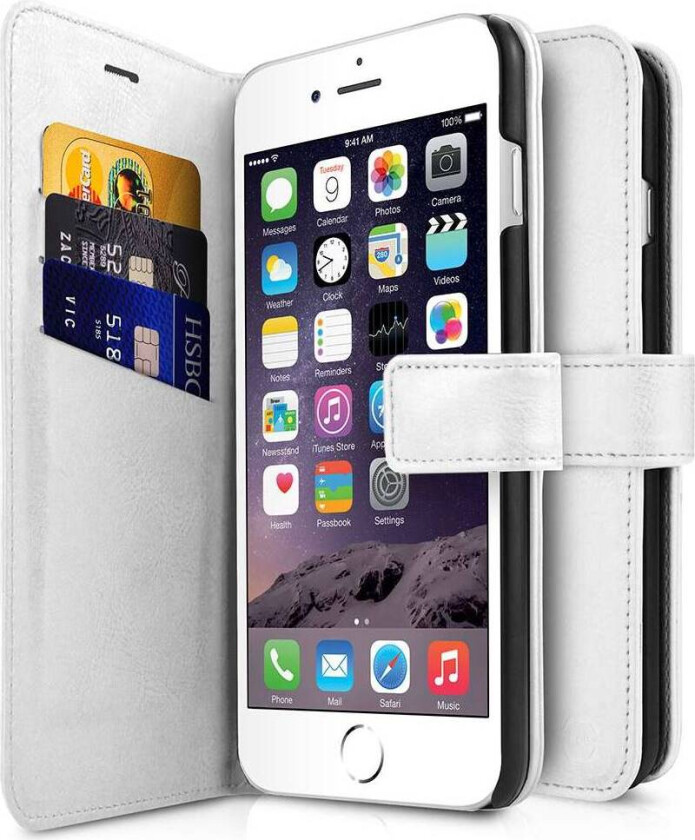 ITSKINS BOOK cover til iPhone 8 Plus / 7 Plus / 6s Plus / 6 Plus®. Sort