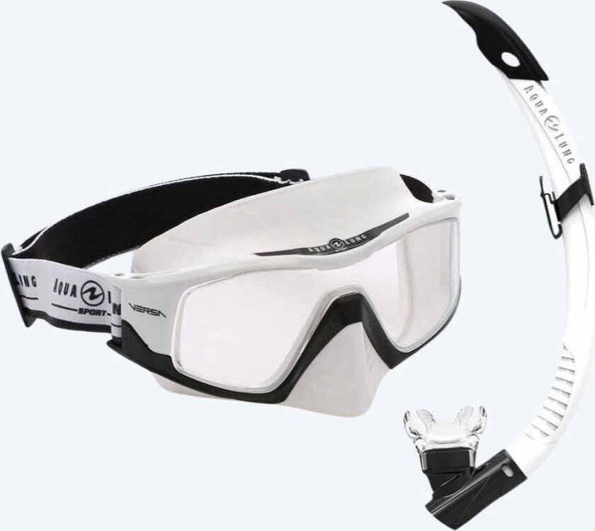 snorkelsett til voksne - Versa Combo - Svart/hvit