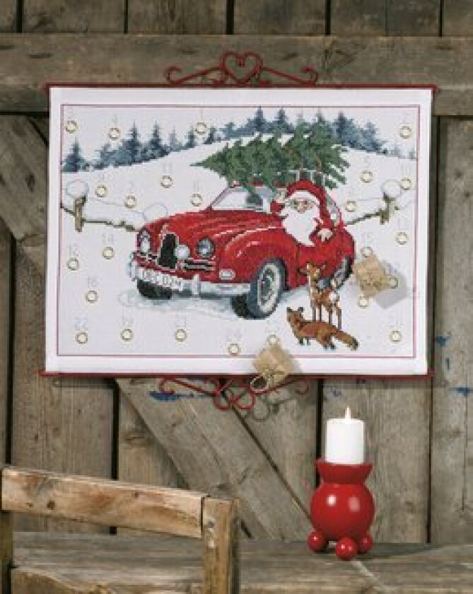 Broderipakke Kalender Juletreet