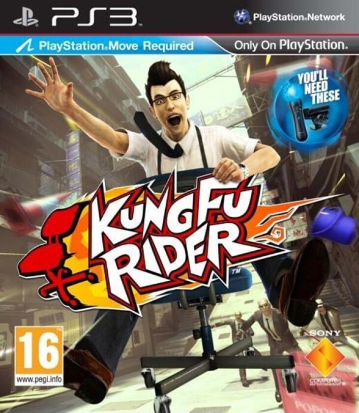 Kung Fu Rider - Move - Playstation 3 (brukt)