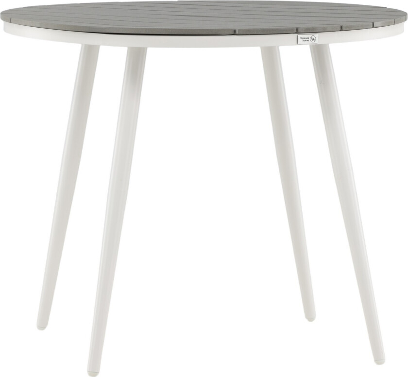Bilde av Break hagebord Ø90cm hvit, grå.
