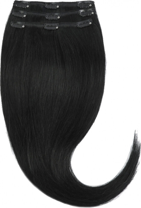 Clip-on set 3 pieces (50 cm) 1.0 Black