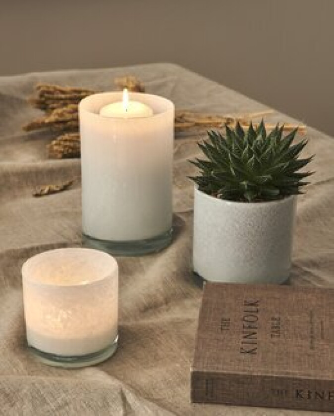 Melert Lykt/krukke/vase Nova