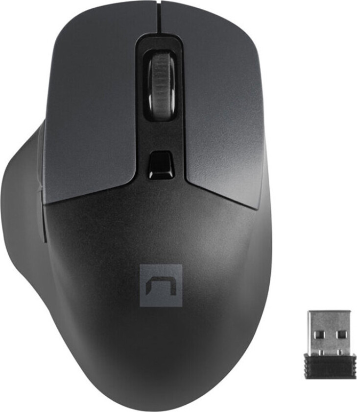 Blackbird 2 - mouse - 2.4 GHz - black - Mus - Optisk - 6 - Svart