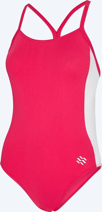 badedrakt til damer - Sidestroke Solid - Shiny Red