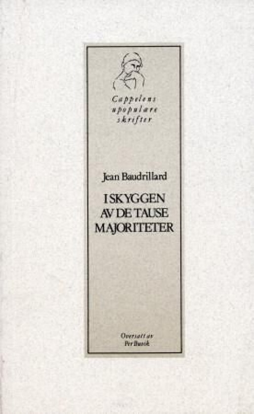 I skyggen av de tause majoritetet av Jean Baudrillard