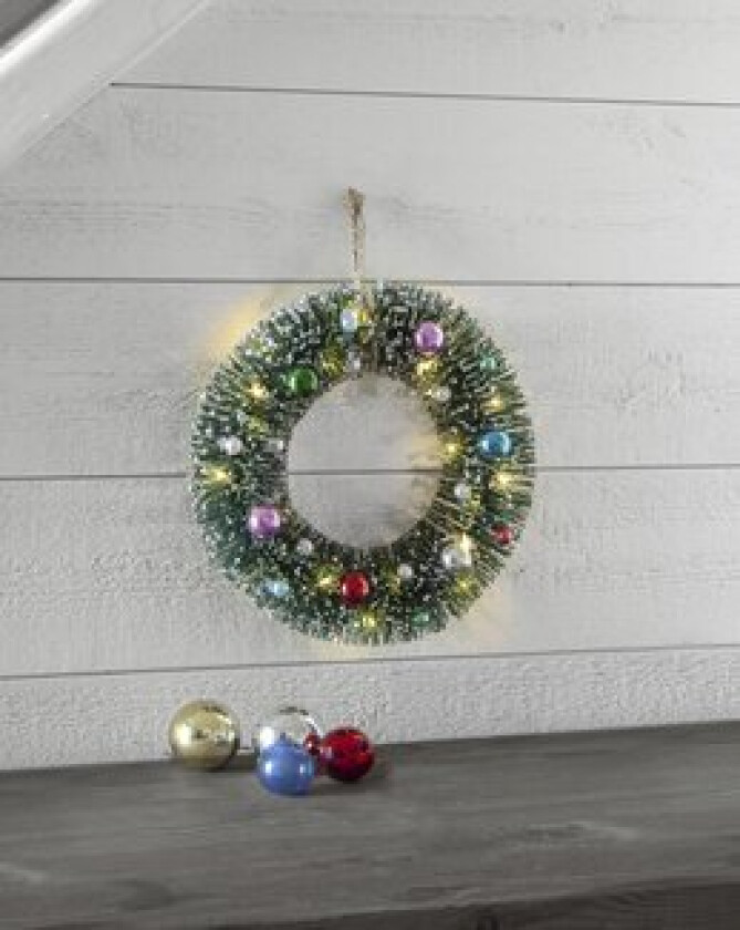 Julekrans Decorini LED