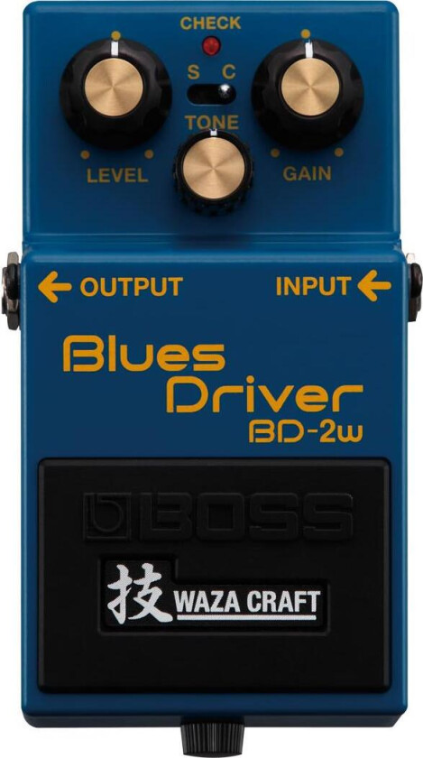 Boss BD-2W Waza Craft Custom Blues Driver Pedal