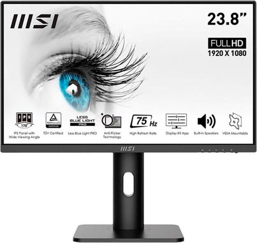 24" MSI LED monitor - Full HD (1080p) - 5 ms - Skjerm