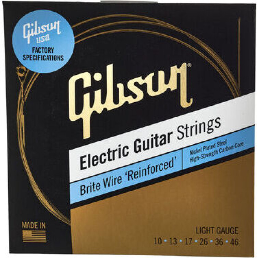 Brite Wire Reinforced Guitar Strings Light 10-46